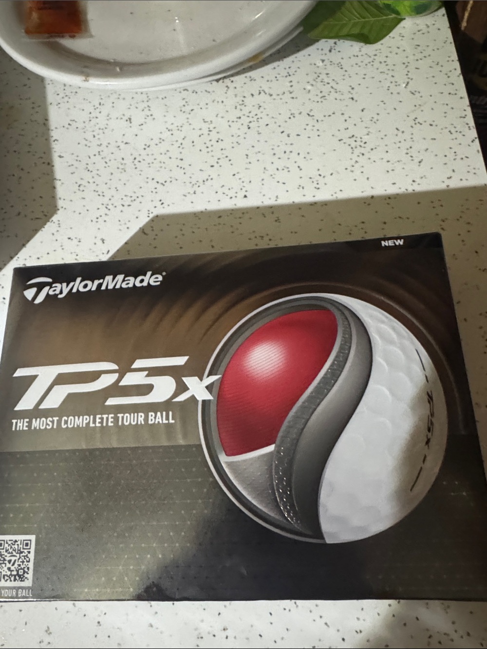 TaylorMade TP5x Tour Ball Packaging - Black, White & Red